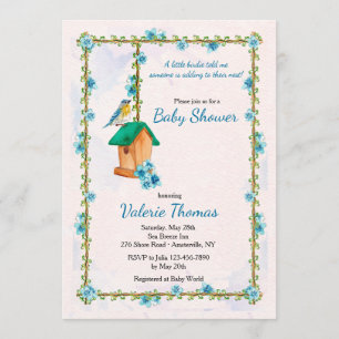 Invitation Bluebird Happiness