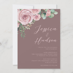 Invitation Blush Elegance Modern Trending Mariage