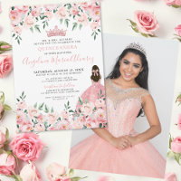Blush Rose Fleurs Photo Quinceanera