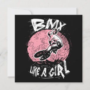 Invitation BMX Comme Une Fille