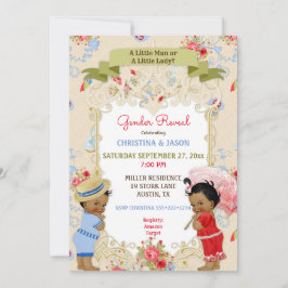 Invitation Boardwalk Victoriana Beach Summer Gender Revela