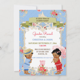 Invitation Boardwalk Victoriana Beach Summer Gender Revela