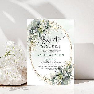 Invitation Bohème pour un Sweet Sixteen dans une v