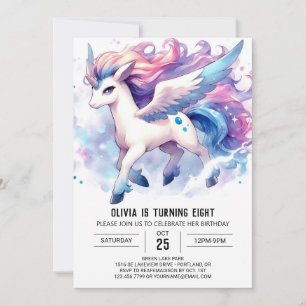 Invitation Bohemian Editable Horse Anniversaire