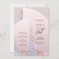 Boho arch cadre hyacinths ressort floral noeud