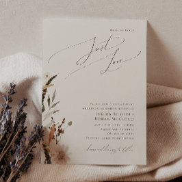 Invitation Boho Automne Beige Rien De Fancy Just Love Mariage
