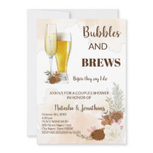 Boho Automne Bubble & Brews Couples Douche