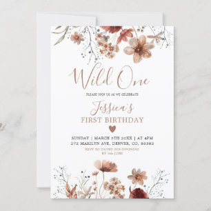 Invitation Boho Automne Notre Petit Sauvage Un Tourne Une Inv