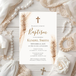 Invitation Boho Baptism