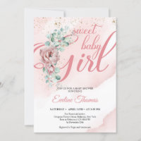 Boho blush rose eucalyptus or doux bébé fille