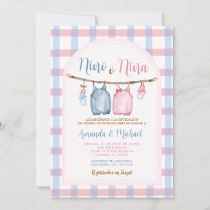 Invitation Boho Bow Citrouille espagnol Genre Reveillez En vi