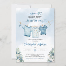 Boho Boy Baby shower Vêtements de pépinière modern