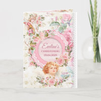 Boho branché shabby chic angels baptême