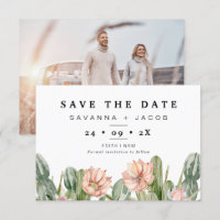 Boho Cactus Succulents Mariage Enregistrer La Cart