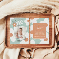 Boho de la marguerite de premier anniversaire phot