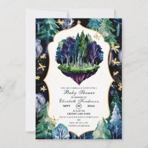 Invitation Boho Douceur Baby Shower en Forêt