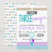 Boho Dreamcatcher Attention Trois nageurs 3e anniv