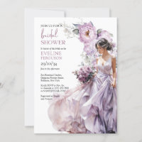 Boho dusty violet vert fleuri robe mariage