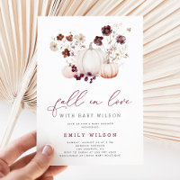 Boho Fall in Love Fleur sauvage Baby shower Citrou