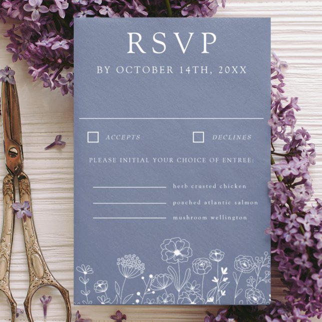 Invitation Boho Fleur sauvage moderne Mariage aquarelle (Créateur téléchargé)