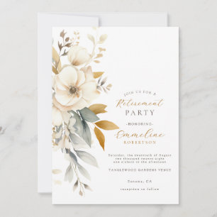 Invitation Boho Floral Fleur sauvage Retraite Party
