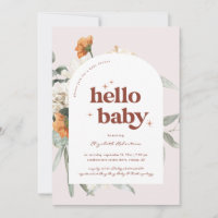 Boho Floral Greenery Botanical | BABY SHOWER