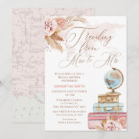 Boho Floral Voyager Mlle à Mme Fête des mariées