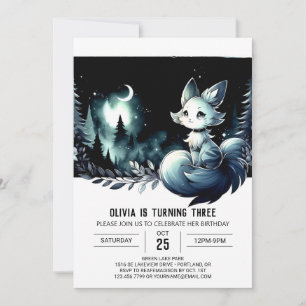 Invitation Boho Fun Chat Anniversaire