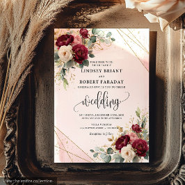Invitation Boho intemporel en Bourgogne classique