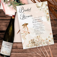 Boho Leopard | Femme Fête des mariées florale trop