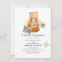 Boho Little Explorer Baby shower non sexiste dans