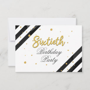 Invitation Boho moderne 60e anniversaire