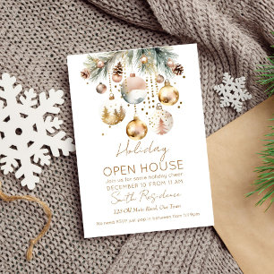 Invitation Boho Noël jour modèle