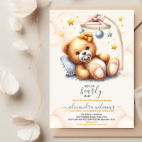 Boho Nous Pouvons Bearly Wait Baby shower