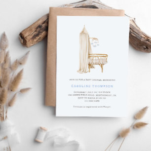 Invitation Boho Nursery Boy Baby shower