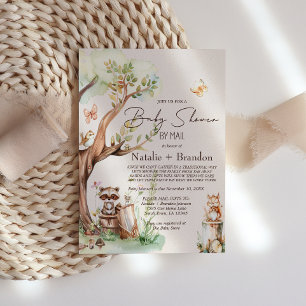 Invitation Boho par Baby shower postal