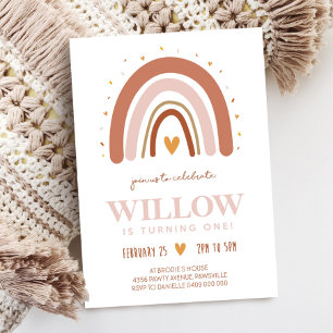 Invitation Boho Rainbow