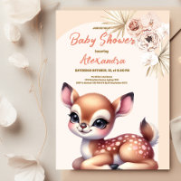 Boho rennes Safari Animaux Baby shower