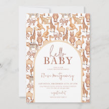 Boho Safari Animaux Arch Jungle Baby shower