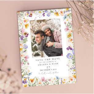 Invitation Boho Spring Jardin botanique Fleur sauvage