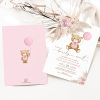 Boho Teddy Ours Nous Pouvons Attendre Bébé Fille