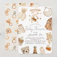 Boho Vêtements Pépinière Baby shower Neutre Genre