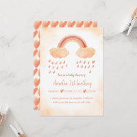 Boho watercolor baby shawer