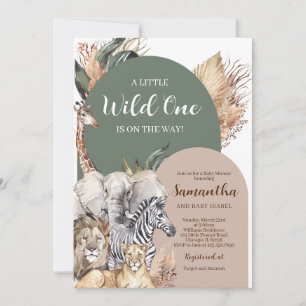 Invitation Boho Wild One Baby shower