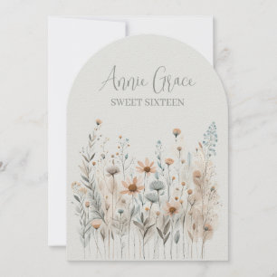 Invitation Boho Wildflower