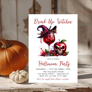 Invitation Boire des sorcières Cocktails Adulte Halloween Par