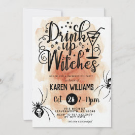 Invitation Boire des sorcières Halloween Bachelorette Party