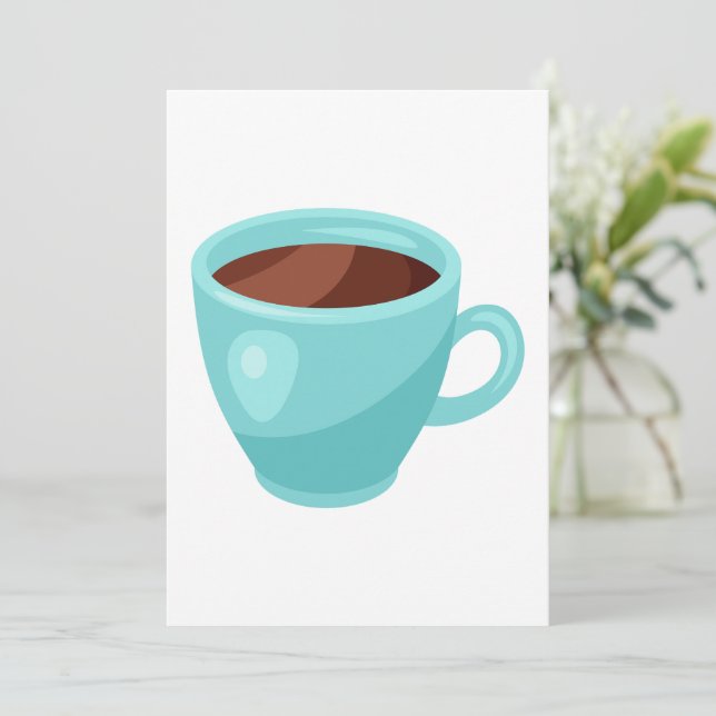 Invitation Boisson Chocolat Chaud (Debout devant)