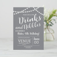 Invitation Boissons et Apéritifs