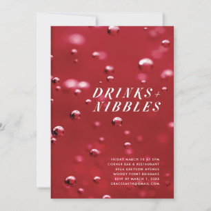 Invitation Boissons et biscuits